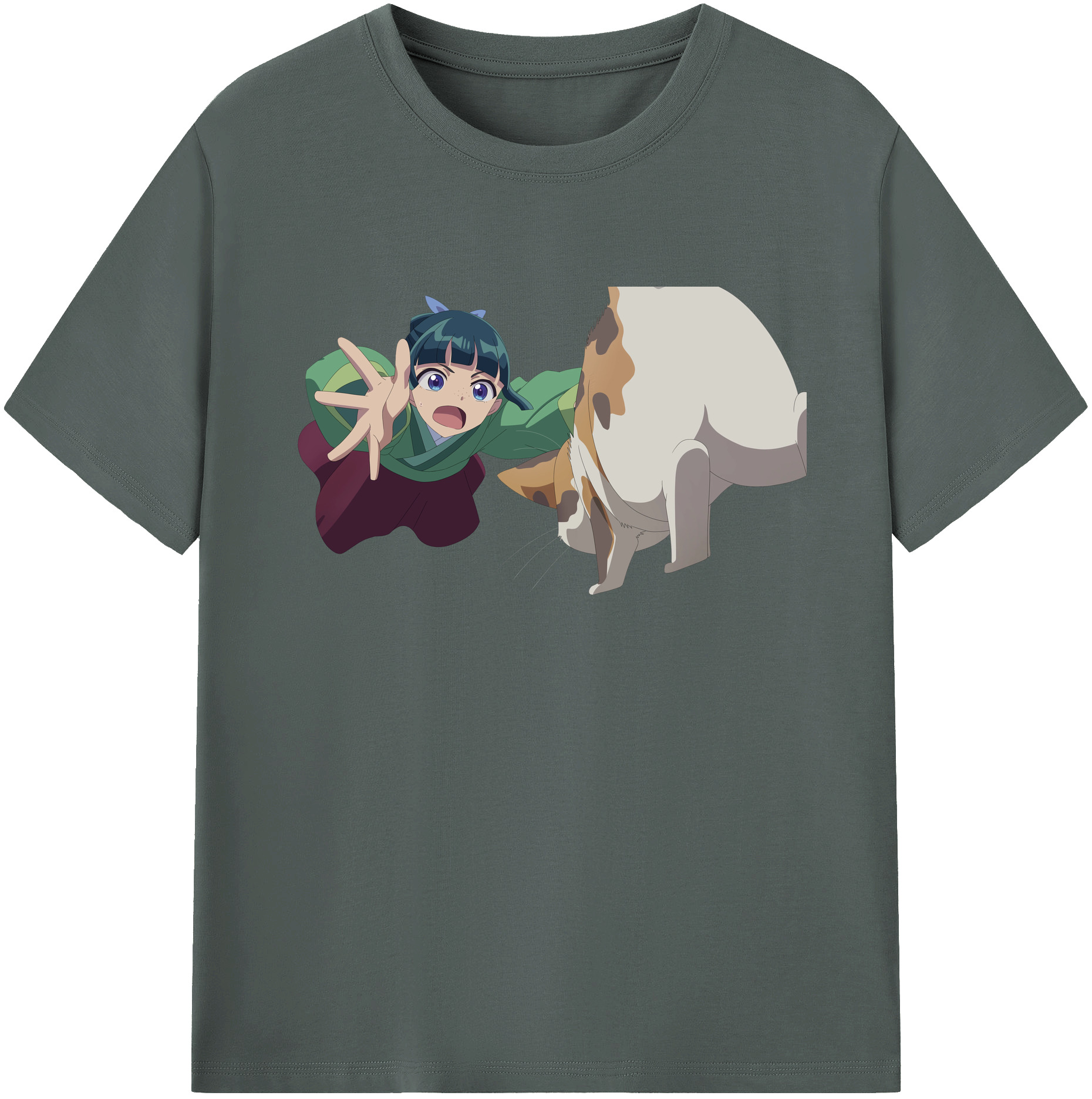 （画像用） 薬屋のひとりごと The Apothecary Diaries 綿100％ メンズ半袖Tシャツ｜肌触りやわらか＆通気性